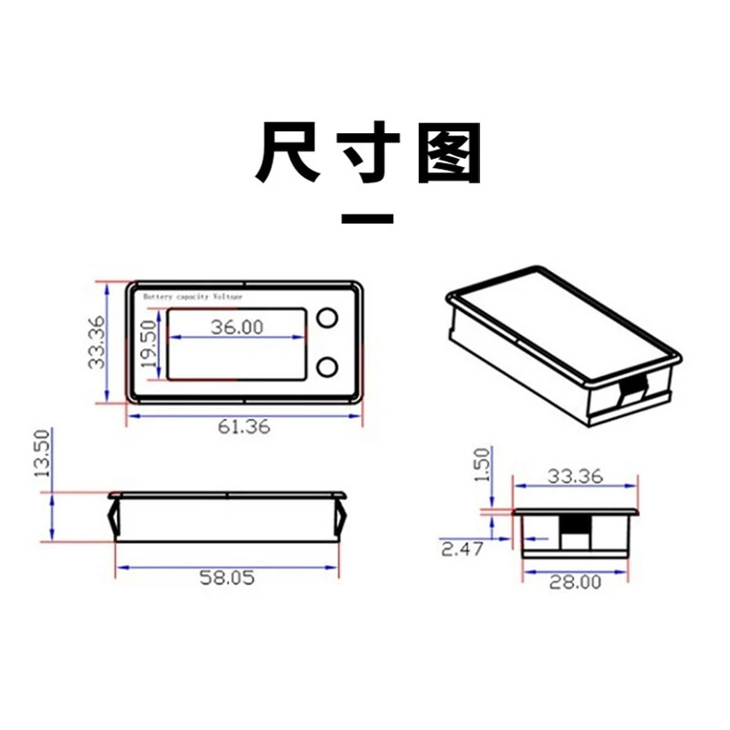 LCD DC а Ƭ  ͸  ǥñ 뷮 ÷ Dc10-100v ڵ Ķ   ȭ