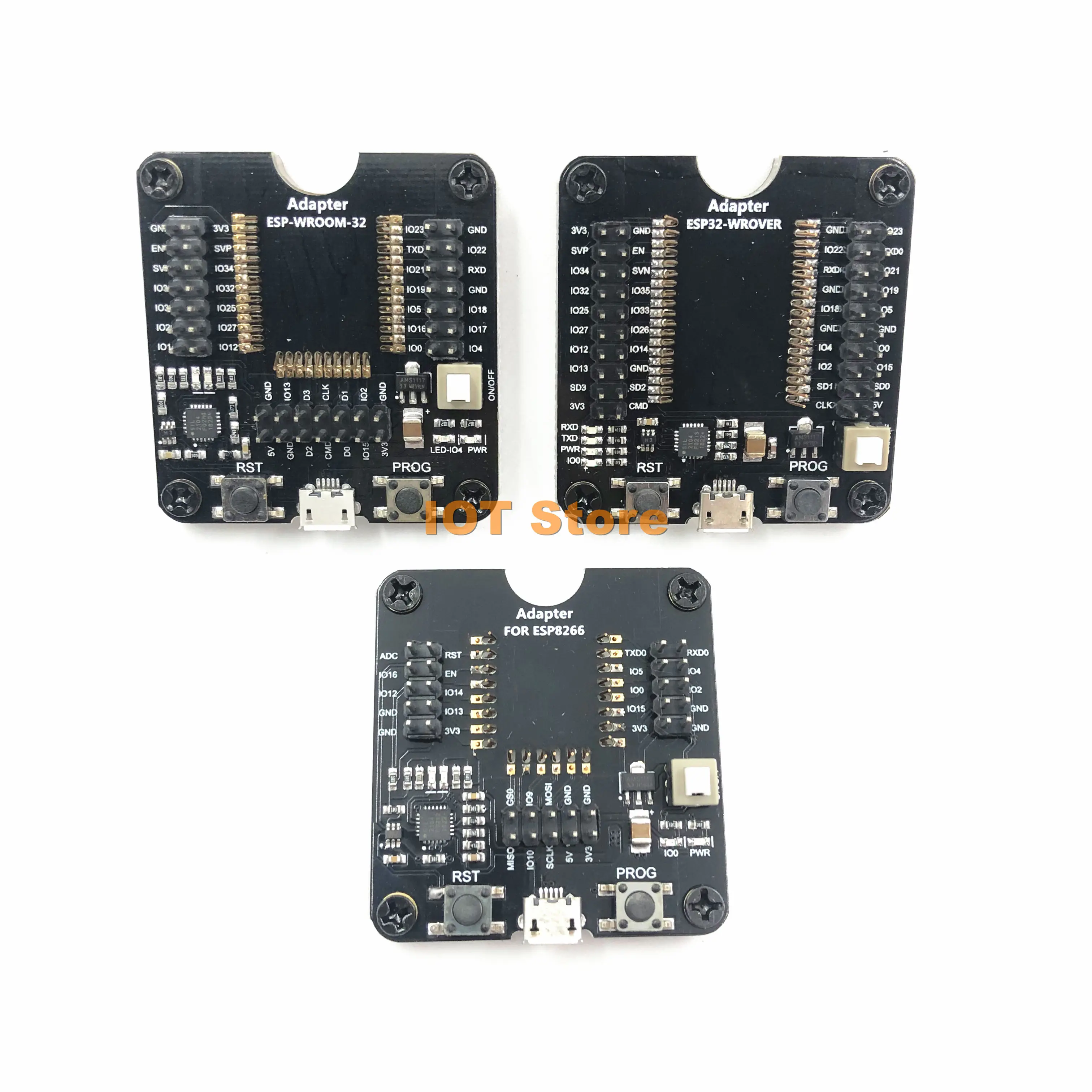 

ESP-WROOM-32 ESP32-WROVER ESP8266 Test board Burn Fixture Programmer