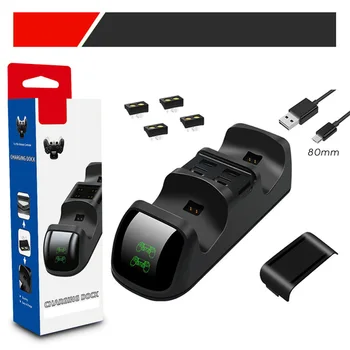 

For Sony PS4 Slim/PS4 Pro Dual Wireless Controller Charger USB LED Desk Charger Dock Station Stand