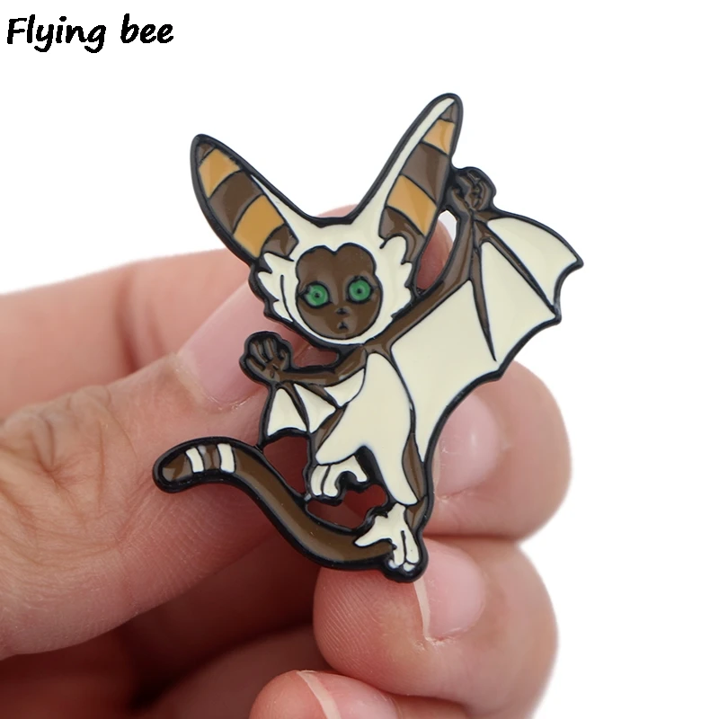 Flyingbee "Повелитель стихий" эмали штырь брошка мультфильм коллекция металлическая брошь значок броши для Для женщин Для мужчин ювелирные изделия X0411