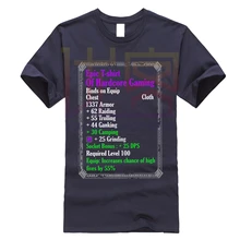 Унисекс мир варкрафт Эпическая футболка ганкинга футболка s мужские футболки Harajuku футболки топы Homme s-4XL винтаж вырез лодочкой