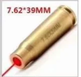 7.62X39MM 50 шт. CAL. 9 мм. 45. 30. 222REM. 223REM 7,62X39 30-30WIN 7X57R. 308 7,62X54. 38 20GA картридж с красным лазерным отверстием Sighter Boresighter - Цвет: 7.62X39MM