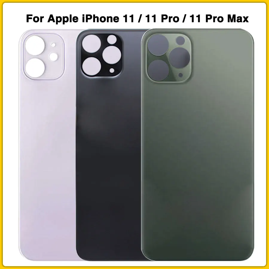 i11 PRO стеклянный чехол для батареи для Apple iPhone 11/11 Pro/11 Pro Max чехол для задней стеклянной двери с клейкой наклейкой