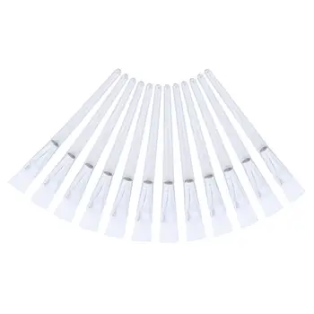 

12PCS Crystal Rod Durable Professional Face Mask Brush Face Applicator Brush for DIY Mask