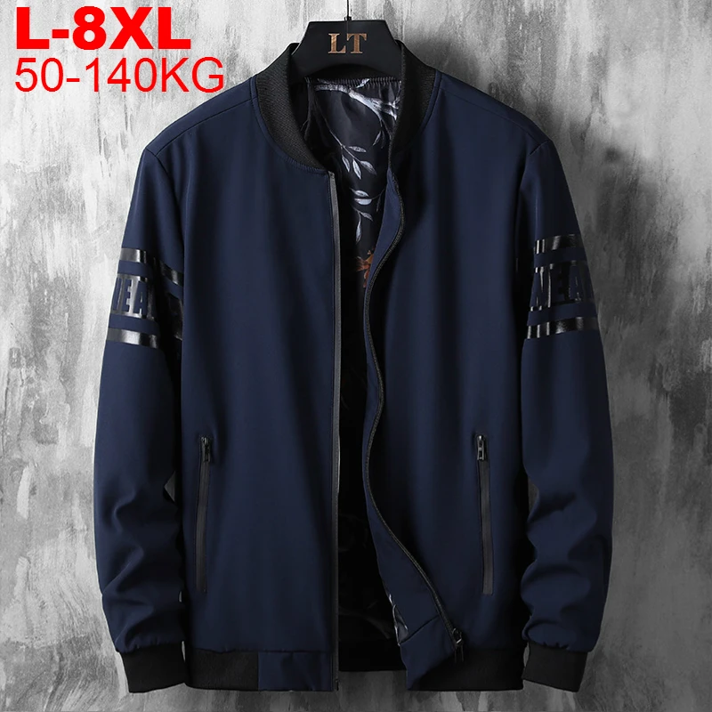 Coat Male Sportswear Windbreakers Bomber-Jacket Men Clothing Baseball 7xl Large-Size