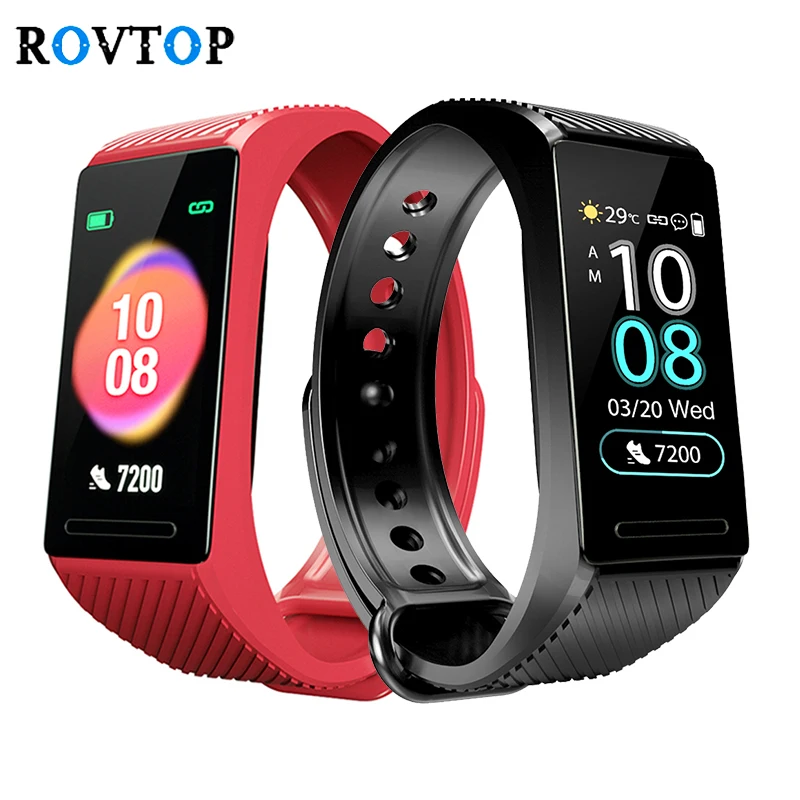 Rovtop TD18 смарт браслет с пульсометром кровяным давлением здоровье