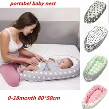 Portabel Детские гнездо кровать для новорожденных с узором из молочных болезни bionic кровать детская кроватка BB спальный кровать-экспонат путешествия с б