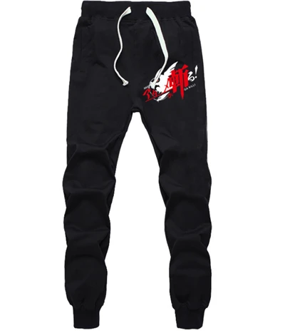 Аниме Убийца Акаме! Длинные штаны с логотипом; Новые утепленные брюки; повседневные спортивные брюки для подростков; повседневные длинные штаны - Цвет: 02