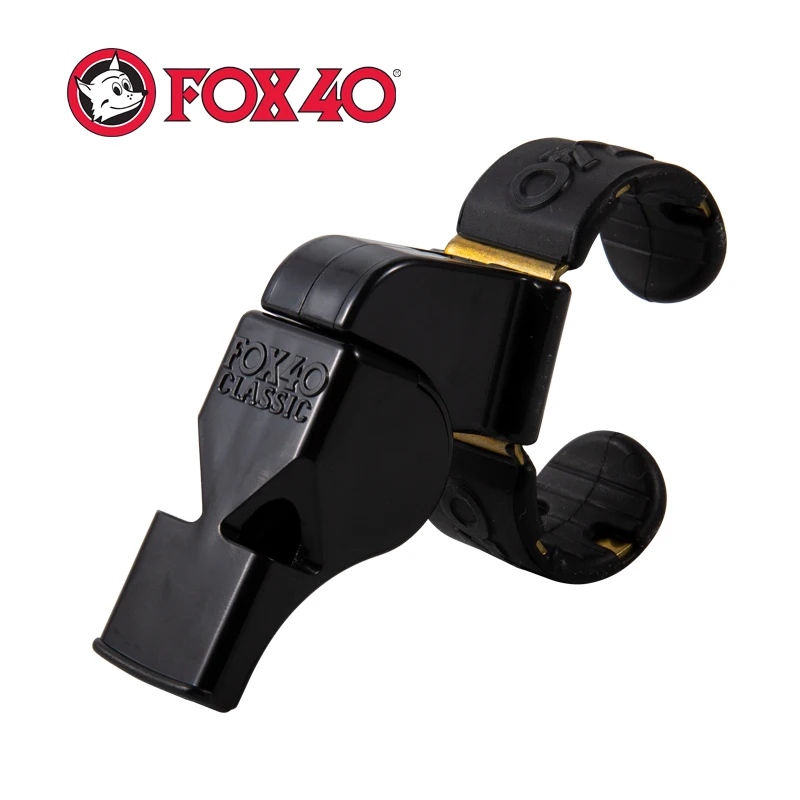 Canada Original Fox 40 Classic Referee Whistle Football Basketbal Fox40 Pealess Whistle Fingergrip Style Flawless 9909