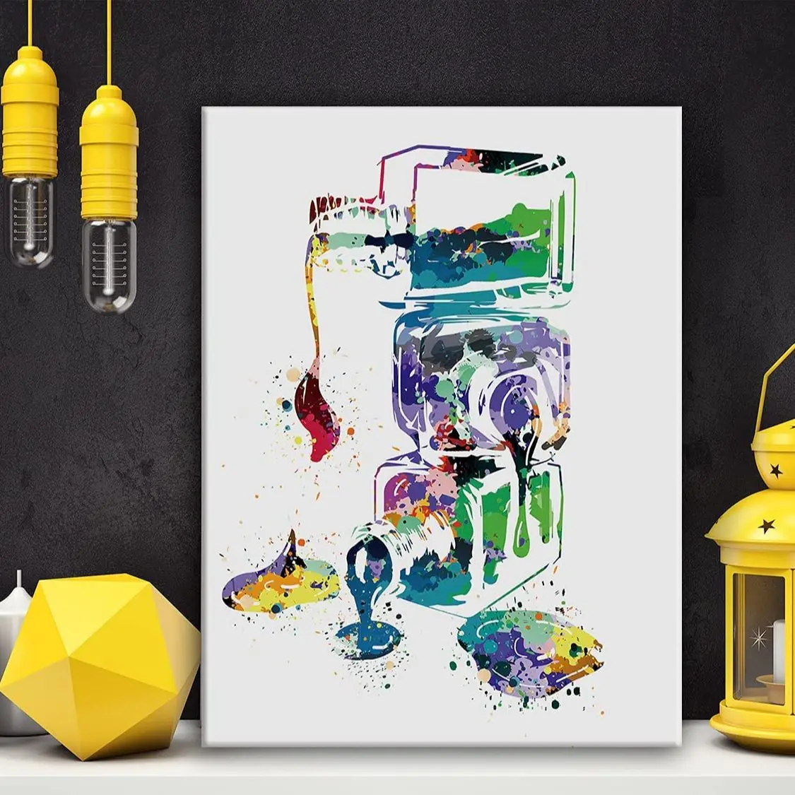 

Nail Varnish Polish Bottle Watercolor HD Room Decorative Printed Posters Canvas Wall Art Pictures Bedroom Home Decor Paintings