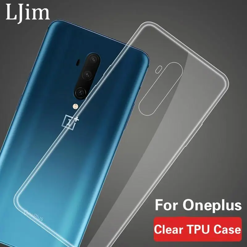 Чехол для One Plus 3 5 6 7 Pro Tansparent прозрачная задняя крышка OnePlus силиконовый мягкий ТПУ
