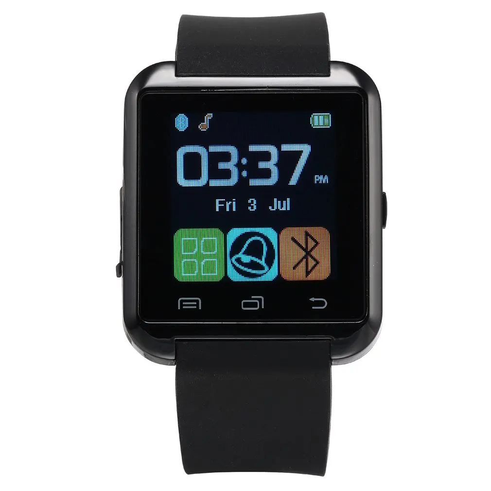 

Black Smart Watch Touch Screen TFT LCD Display Simple Watch Waterproof Casual Wrist Watch For Men And Women Dropshipping