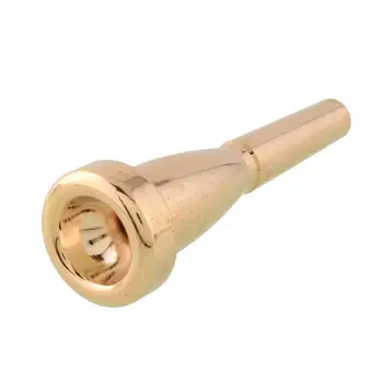 

Hot Music Trumpet Mouthpiece 3C Size Golden Practice For Student Alloy