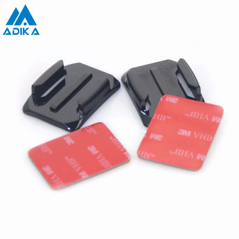 

ADIKA 4pcs Curve Surface Attachment Flat Adapters Arc Mount with 3M Adhesive Stickers Holder Pasters for GoPro Hero 4 3+ 3 2 1
