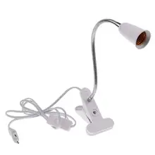 E27 патрон лампы зажим с пластиковым кабелем лампа база ЕС вилка