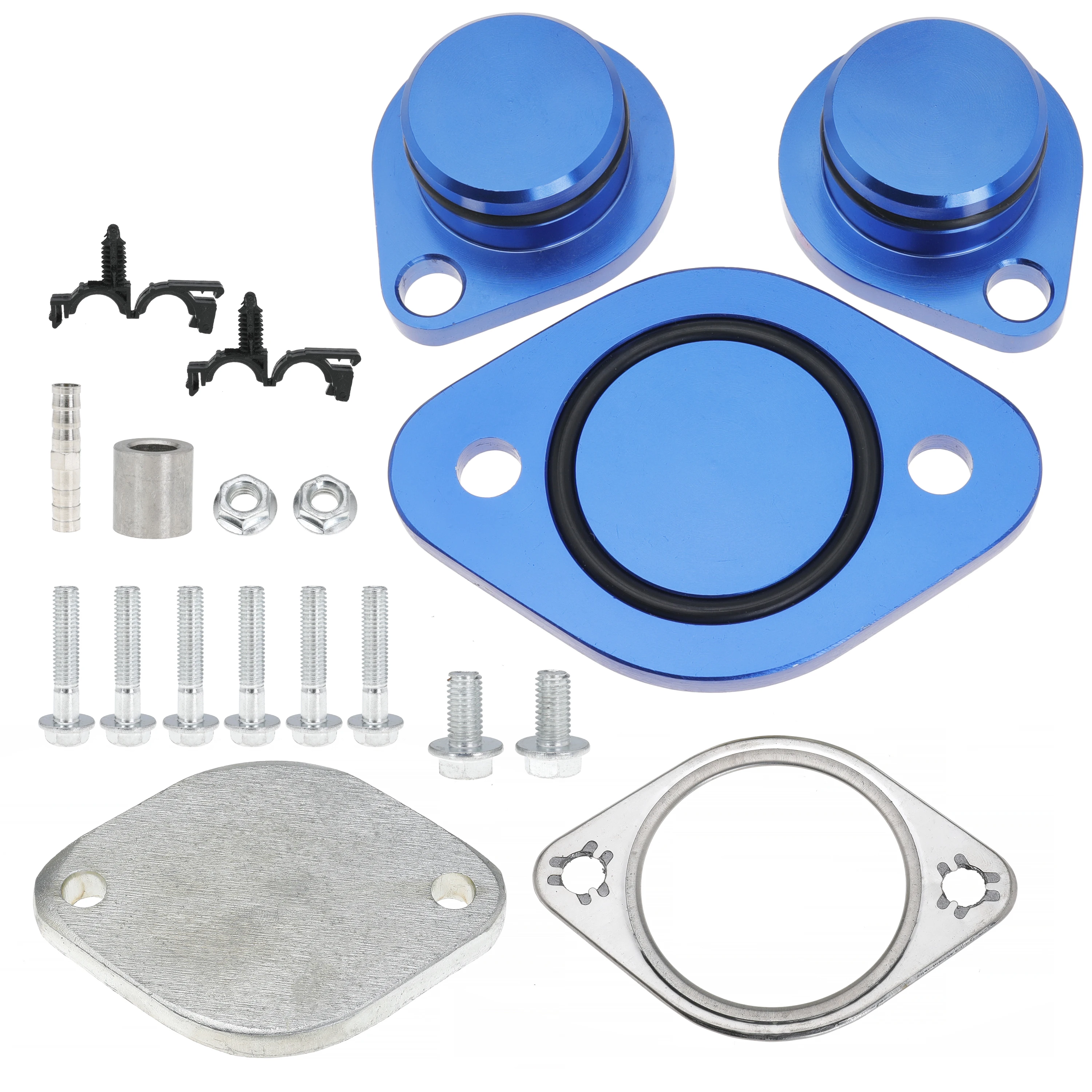 6.4 EGR клапан охладитель Delete Kit для Ford F250 F350 F450 F550 6.4L Powerstroke Turbo Diesel 2008-2010 |