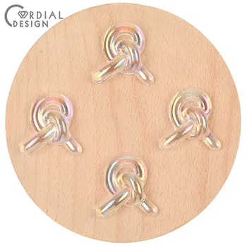 

Cordial Design 100Pcs 26*26MM Jewelry Accessories/Acrylic Beads/Hand Made/Charms/Aurora Effect/Earring Findings/DIY Beads Making