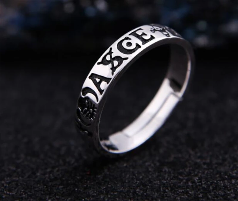 Anillo De Plata De Ley 925 Con Diseno De Porgas Joyeria Para Disfraz Accesorios Para Coleccion De Regalos De Navidad Ajustable Anime Anillos Aliexpress