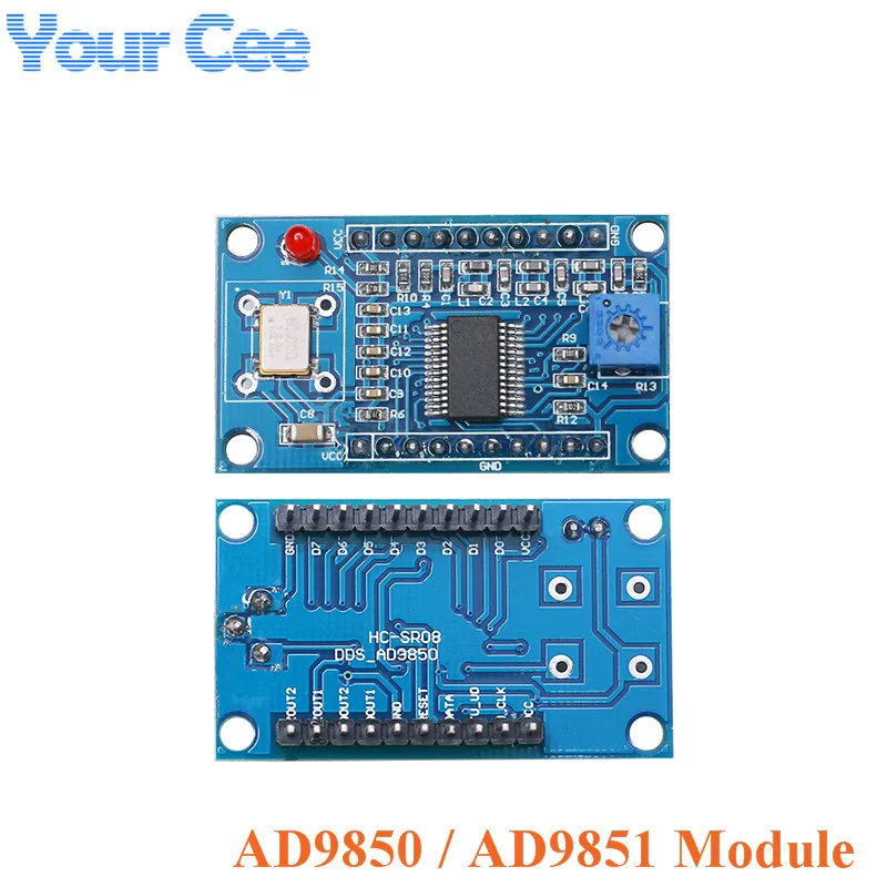 DDS Signal Generator Module Development Board 0-70MHz 0-40MHz AD9850 AD9851 2 Sine Wave and 2 Square