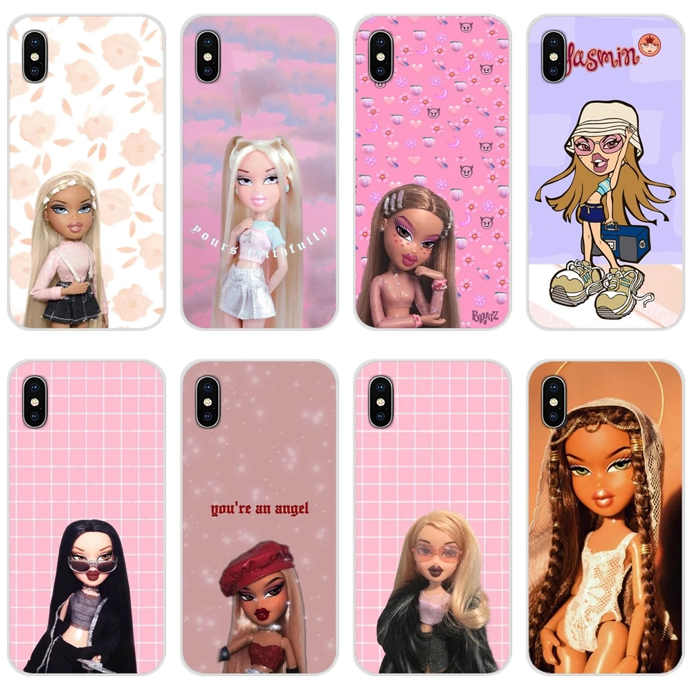 Bratz куклы для Apple iPhone X XR XS 11 12Pro MAX 4S 5S 5C SE 2020 6S 7 8 Plus ipod 5 6 Аксессуары телефона Чехлы |