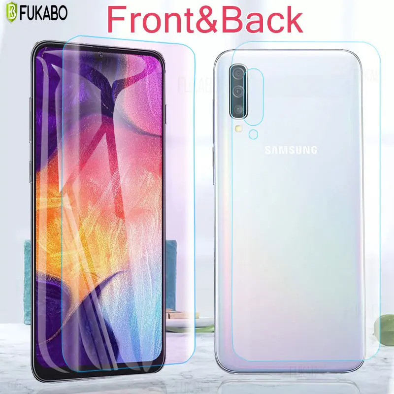 Гидрогелевая пленка для Samsung Galaxy A50 A70 A51 A71 A10 A40 S10E Note 10 Plus 8 9|Защитные стёкла и