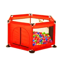 Детская игровая забор складной защитный барьер От 0 до 6 лет детский манеж металлическая опора ткань Оксфорд водонепроницаемый мяч бассейн яма детская палатка