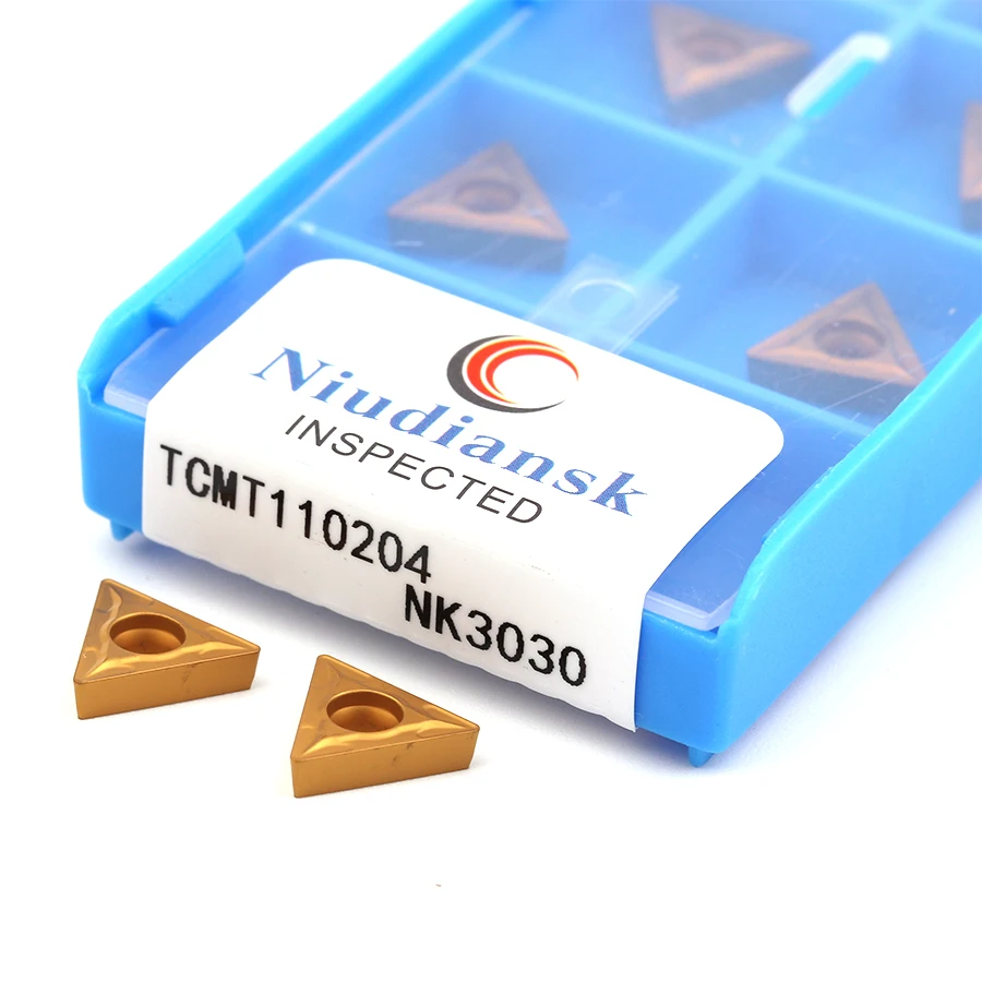 

TCMT110204 TCMT110208 NK3030 Carbide alloy turning insert CNC lathe Metal knives Internal turning tool for processing steel part