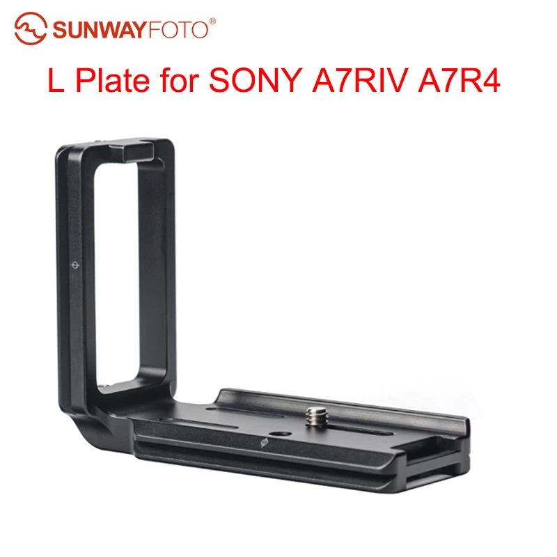 Черный SUNWAYFOTO L Пластина для SONY A7RIV A7R4 PSL-A7RIV камера БЫСТРОРАЗЪЕМНАЯ L Пластина L форма кронштейн опорная плита PSL A7RIV - Цвет: Черный