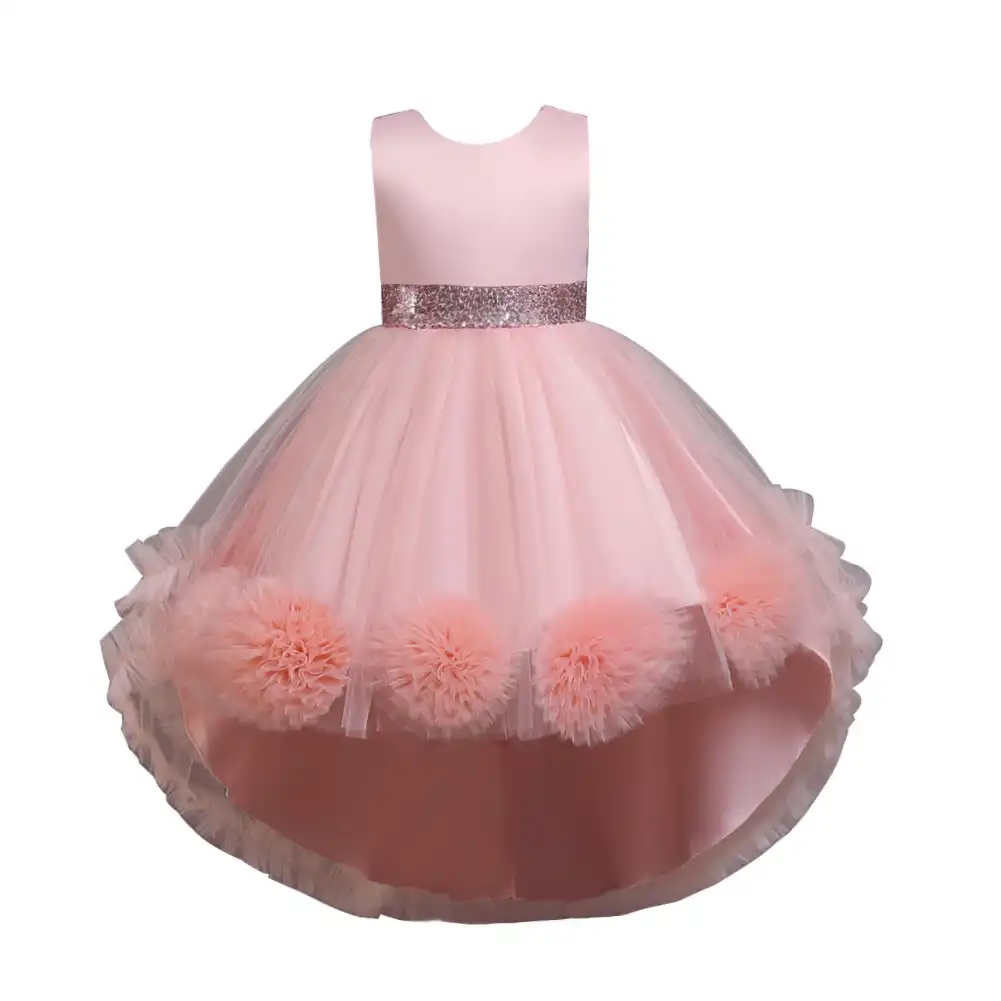 Elegant Bebe Filles 21 Nouvelle Robe De Fete D Anniversaire Princesse Robes Fleur Filles Robe De Mariee Bebe Enfant Piano Performance Vetements Aliexpress