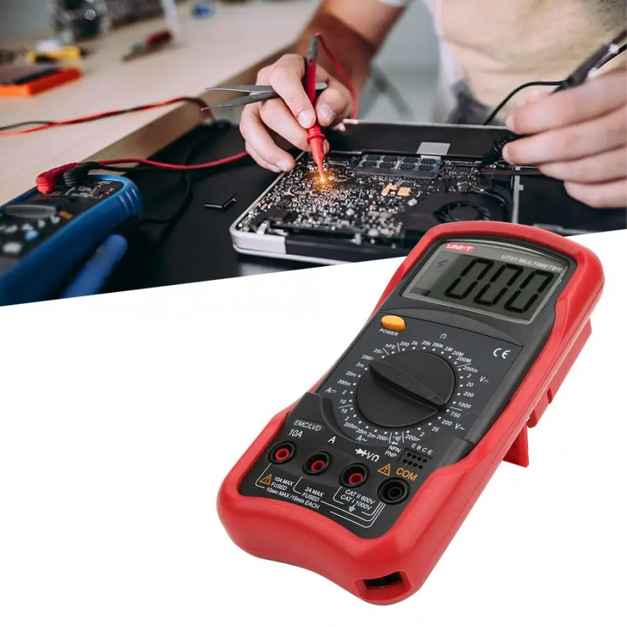 UNI-T UT51 UT52 UT53 UT55 UT56 True RMS Digital Multimeter Voltmeter ...