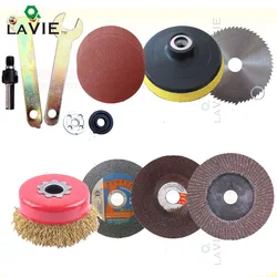 LA VIE – disque de polissage pour lame de scie à bois, 12 pièces, roue en fil de fer, perceuse électrique, meuleuse d'angle, bielle en métal coupé 