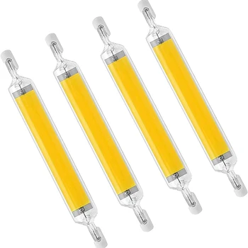 LED 빛 R7S 78mm 118mm 높은 강력한 스포트 라이트 AC 110V 220V 유리관 COB 전구 할로겐 램프를 대체하십시오