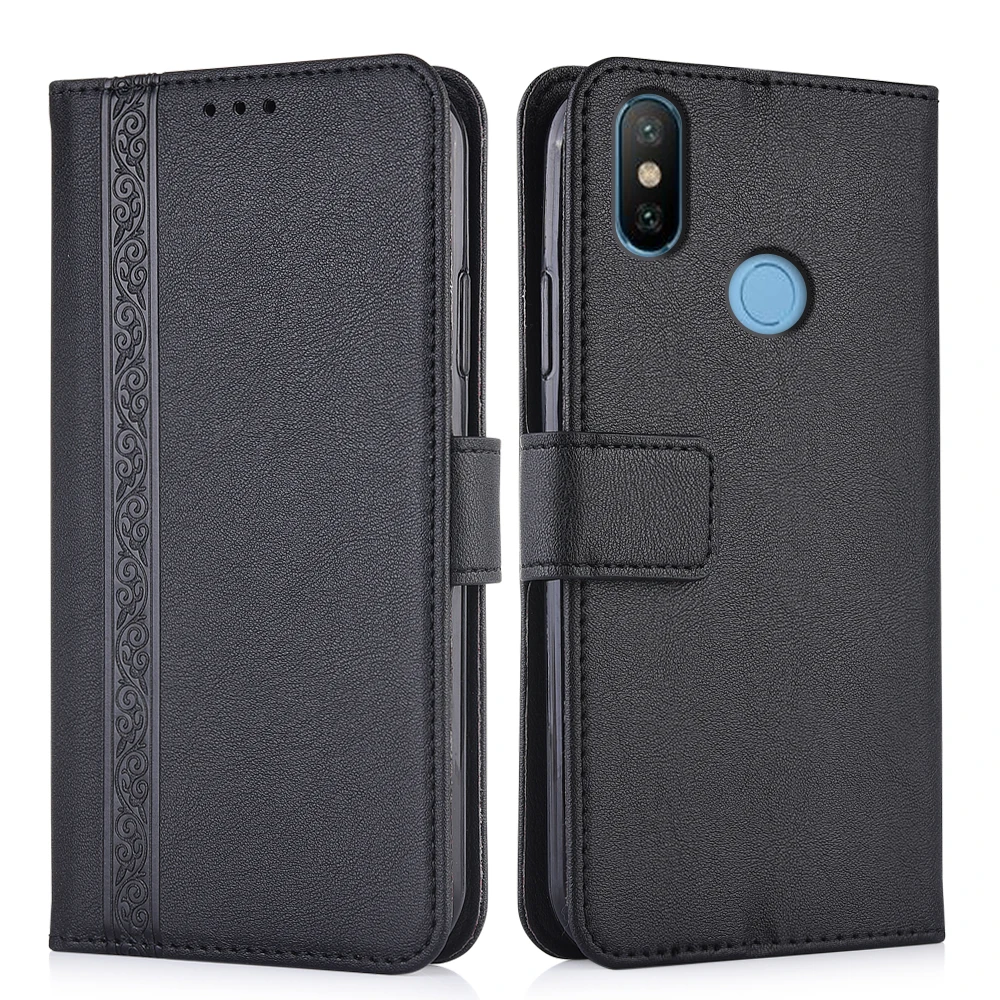 Кожаный чехол с 3d тиснением для Xiaomi Redmi Y3 Y 3 RedmiY3 задняя крышка бумажник карманом