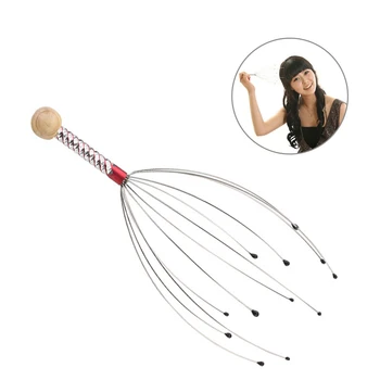 

Claw Massager Body Massager Octopus Head Scalp Neck Equipment Stress Release Relax Massage Tens Pain Relief Head Care C178