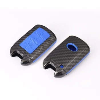 

Carbon fiber ABS Car key case cover key shell Holder For KIA K9 Cadenza K7 Smart Remote Key