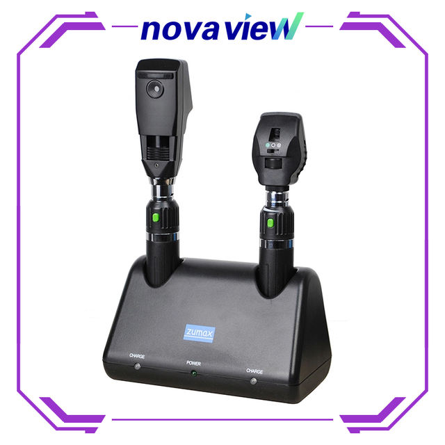 Conjunto de diagnóstico oftálmico, oftalmoscopio directo de bajo precio y retinoscopio de rayas