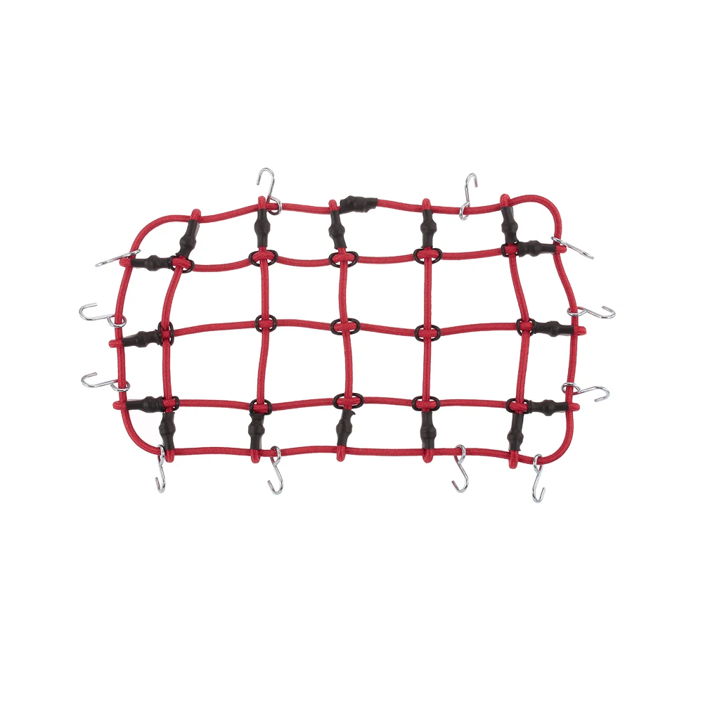 90 x 60cm RC Rock Crawler Elastic Luggage Roof Rack Net For 1:10 Traxxas HSP Redcat RC4WD Tamiya Axial SCX10 D90 HPI Car | Игрушки и