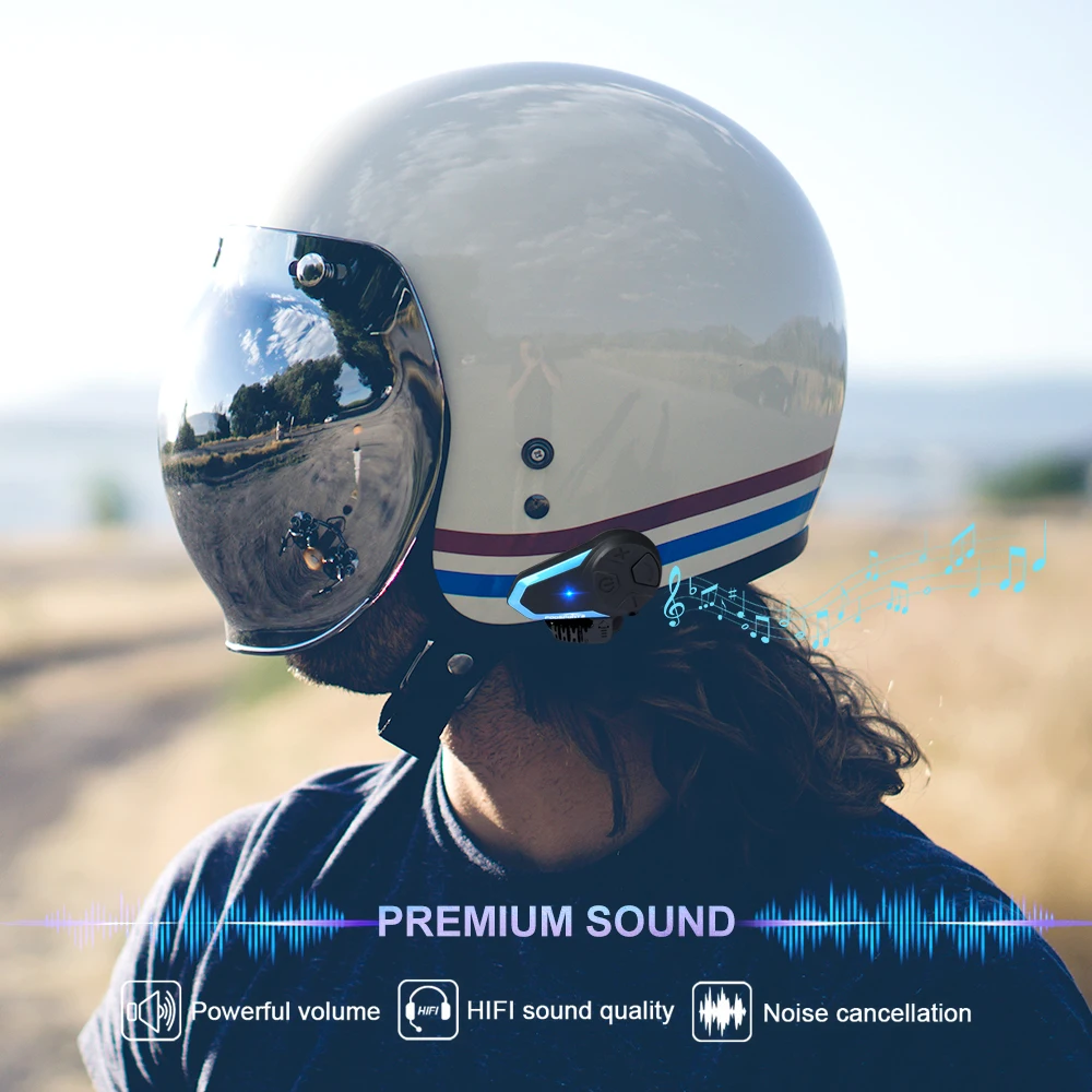 Fodsports BT-S3  5.0 intercomunicador       3  ̴ 1000M IP65 