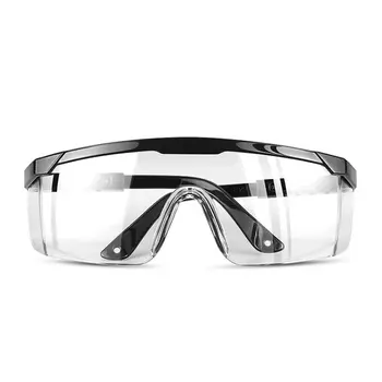 

Anti-Spitting Splash Goggles Anti-Liquid Protective Glasses Transparent Reinforced Sheet Splash Protection Glasses Black