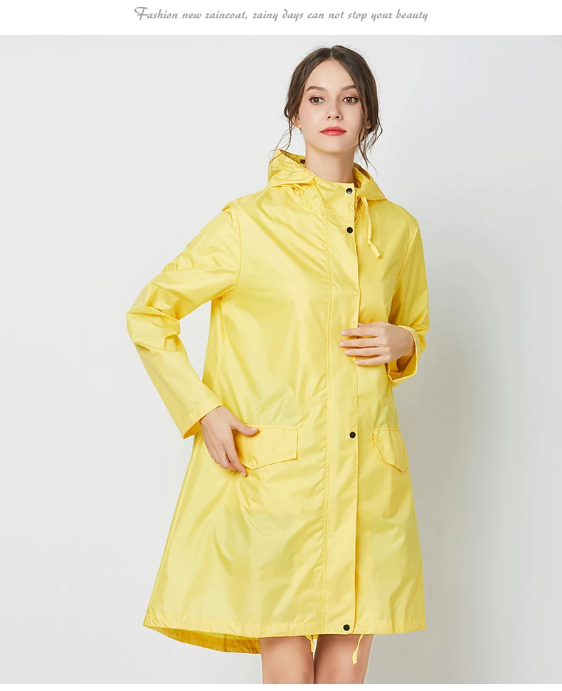 Capa de chuva longo à prova dwaterproof