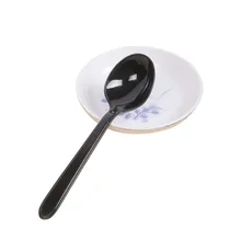 100 шт пластиковые одноразовые ложки для тортов, йогурта, фаст-фуда, принадлежности для выпечки, посуда, мороженое, большая голова, десертная ложка