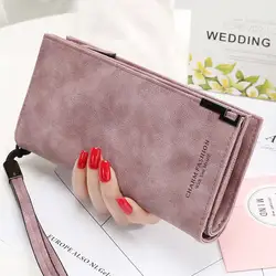2019 бумажники женские кошельки из искусственной кожи брендовый дизайнерский роскошный длинный кошелек клатч кошельки Женская сумка