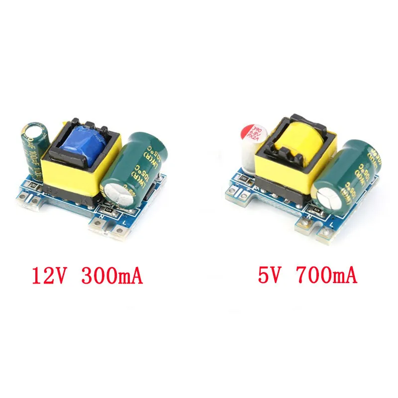 AC DC 12V 300mA 5V 700mA 3 5 W изолированный модуль источника питания понижающий