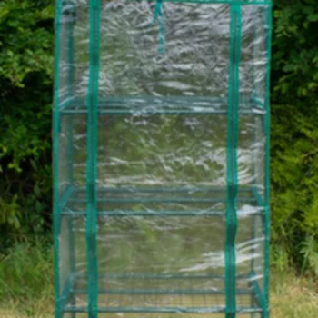 

Waterproof Greenhouse Cover Graden Planting Shelves Protective Shed PVC