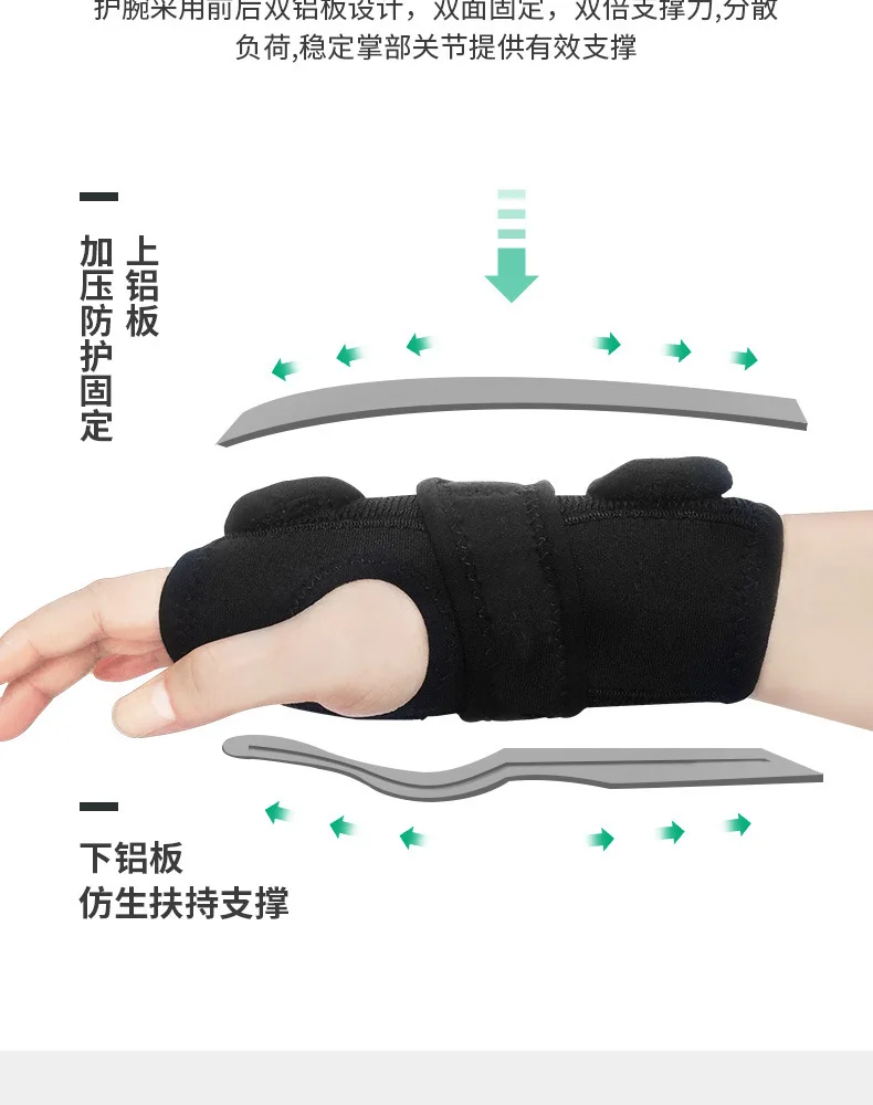 Спортивный браслет для мужчин и женщин перелом Sprain запястья фиксированная защитная одежда фанера поддержка hu shou zhang