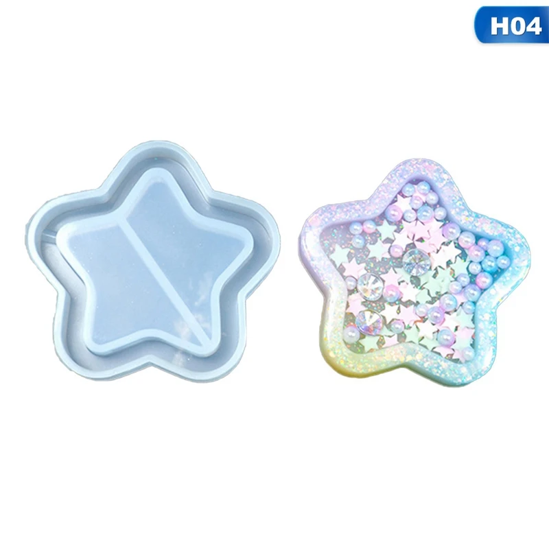 New Perfume Bottle Watermelon Strawberry Ice Cream Water Injection Hollow Quicksand Molds For DIY Jewelry Making Resin Molds - Цвет: H04