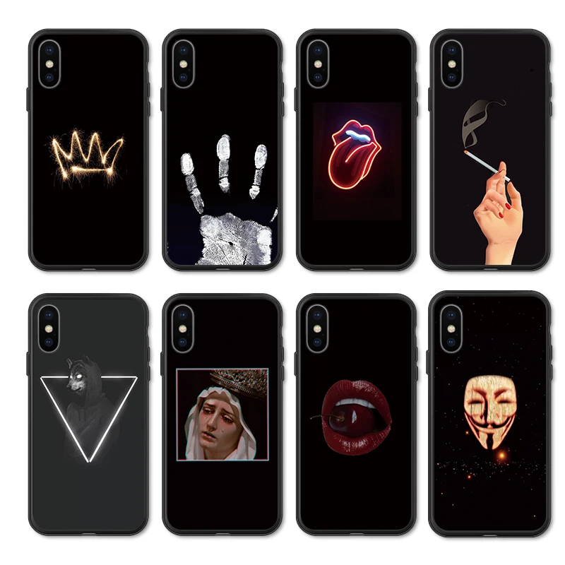 Мягкий силиконовый чехол для iphone 11 PRO X XS MAX XR 7 8 6 5 6s Plus защитный | Мобильные