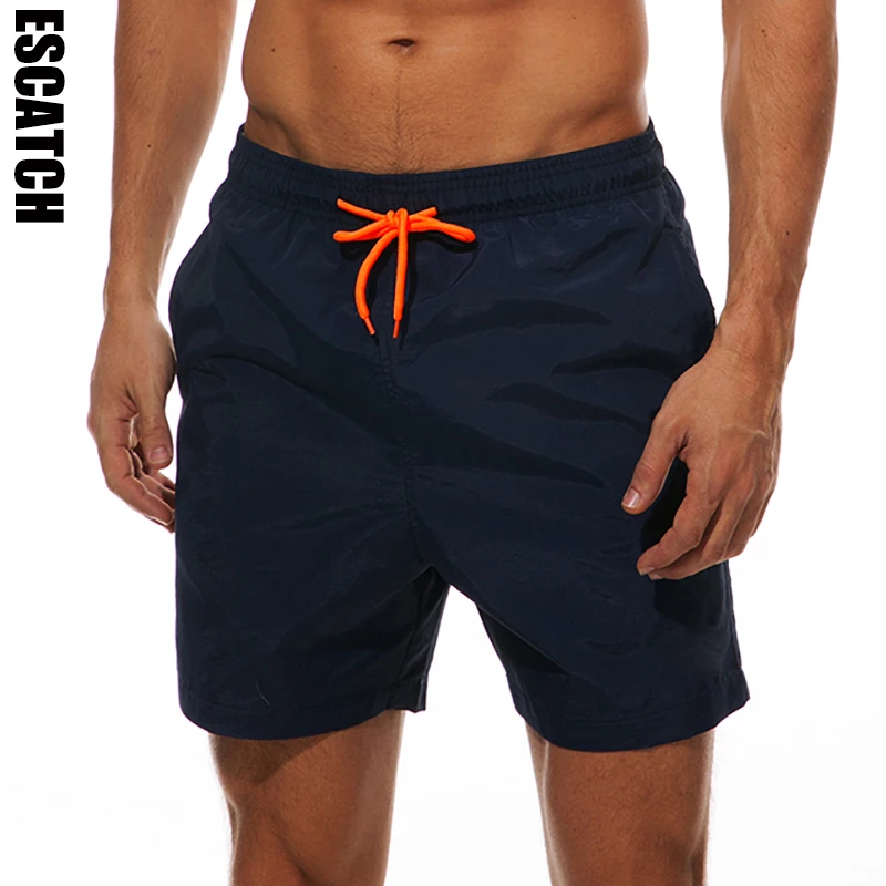 Escatch M-4XL плавки, мужские плавки, быстросохнущие мужские пляжные шорты, пляжные шорты для занятий спортом, 10 цветов