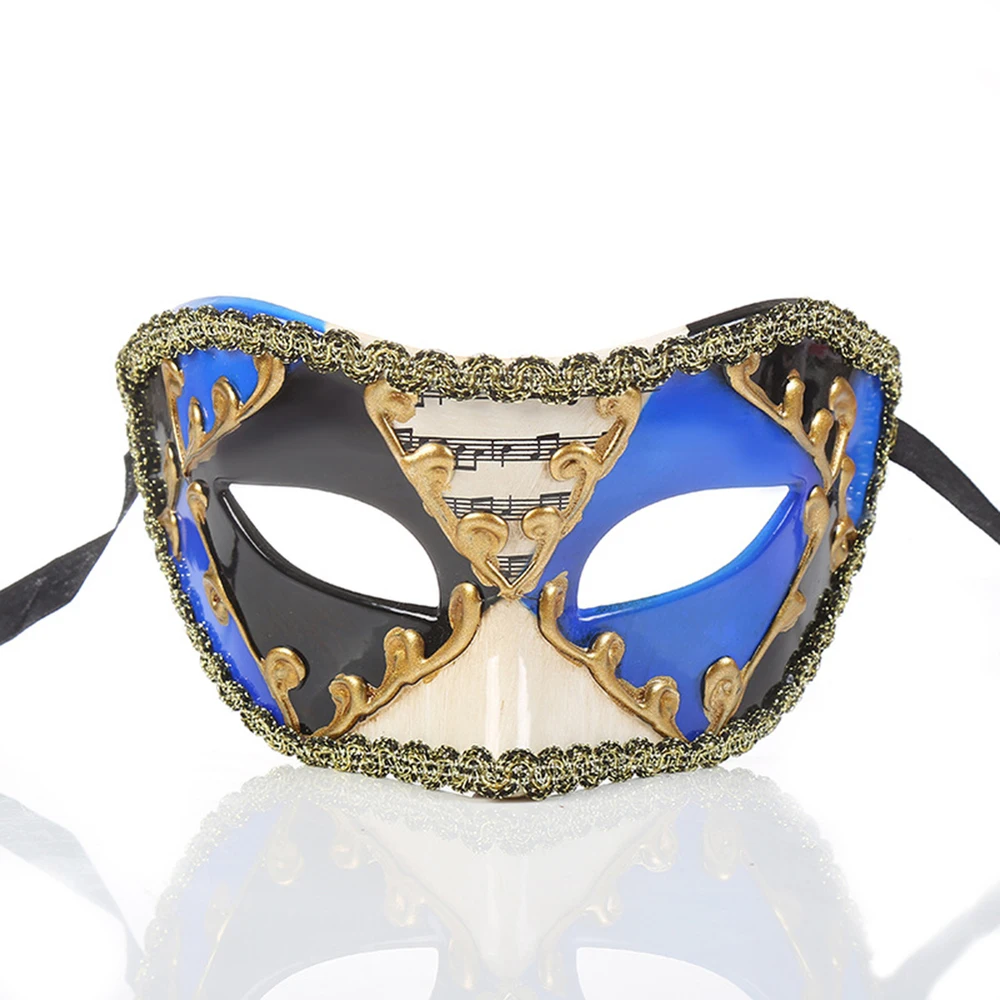 

Retro Half Face Masquerade Ball Mask Musical Party Mardi Gras Carnival Halloween Show Mask