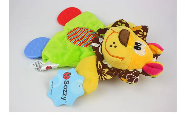 Baby Toys Preferred Appease Towel Toy Infant Baby Playmate Calm Doll Baby Rattle Dog Lion Girl Free Shipping SZ13